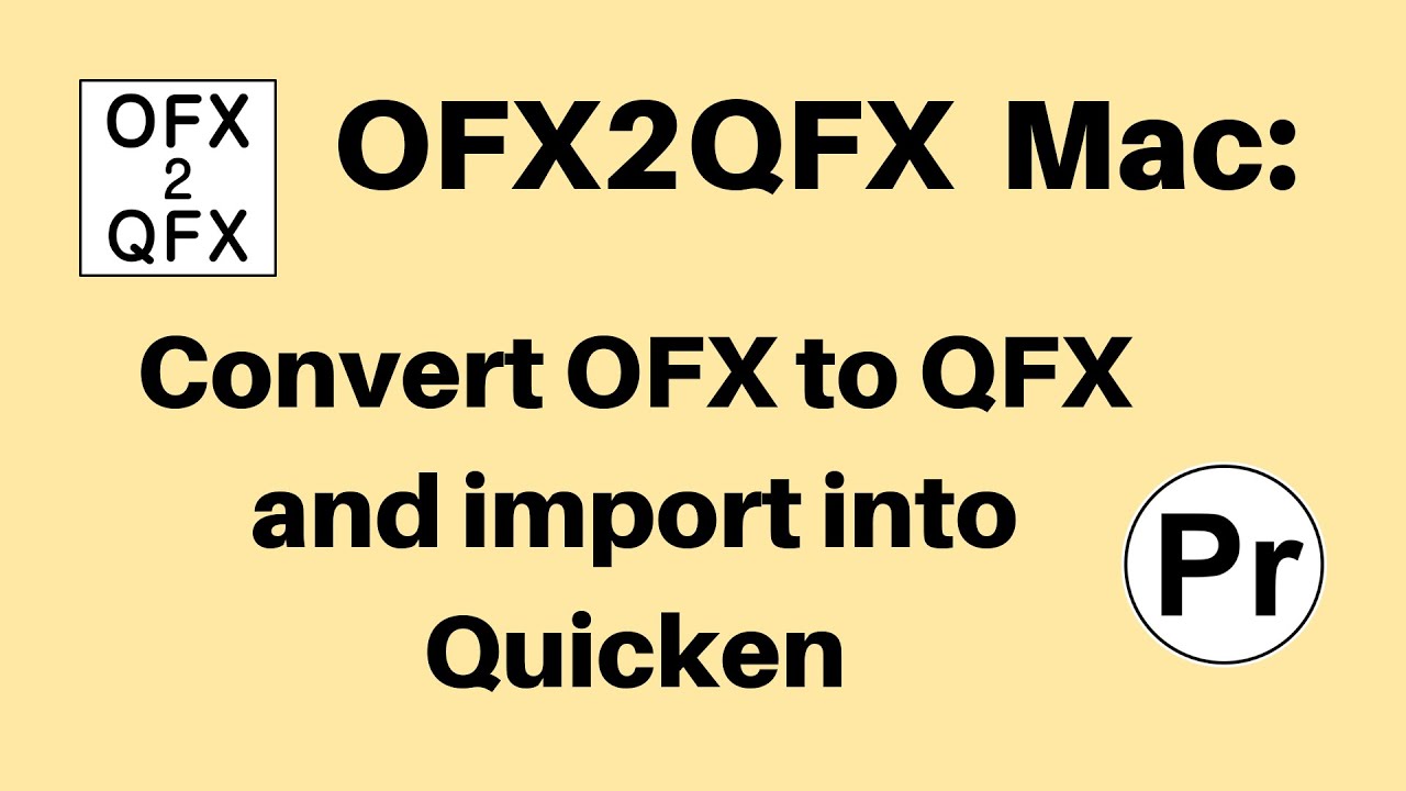 import ofx into quicken for mac